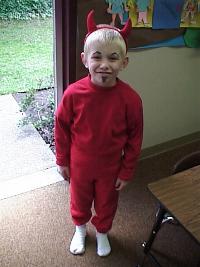 Graham in his Halloween costume