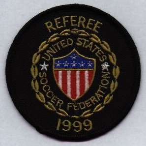 USSF 1999 Referee's badge - mine!