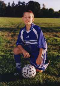 Colin in his LOSC Wanderers uniform